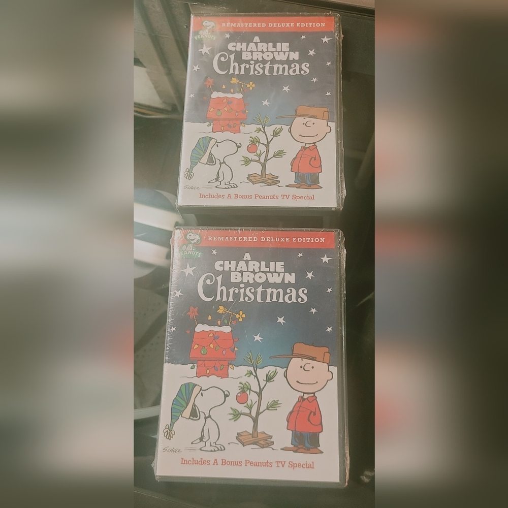 (2) NWT A Charlie Brown Christmas DVDs